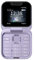 Mini Flip Mobile Phone FM Radio Voice Blacklist Speed Dial Vibration 2SIM Card Small Display Foldable Phone Easy to Use (Purple)