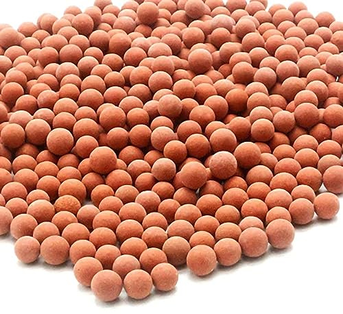 Boule filtrante pour pomme de douche, remplacement de perles de pierre à ions négatifs pour salle de bain, boules minérales, pierre bio-active, kit de recharge de pomme de douche (Boules rouges (30g))