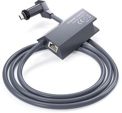Ethernet Adapter for Dish Antenna Satellite Internet V2 Powerline Kit for Wired External Network GEN2 Ethernet Adapter for Starlink