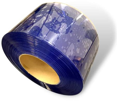AirTech-UK Clear Flexible PVC Strip Curtain for Doors Roll - Durable, Phthalate-Free, UV-Stabilized - Available in 100/200/300mm Widths (100mm x 2mm x 10m)