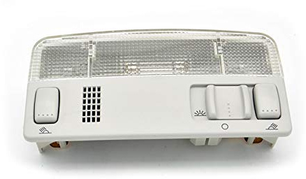 MEXWLOP Lampe de Plafond Automatique, Lampe de Lecture intérieure, Lampe de dôme de Voiture, for Passat B5, for Golf 4 MK4 Lampe de Lecture pour Console de pavillon(Grey)