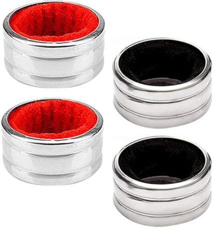 iplusmile 4pièces Collier De Bouteille De Vin Anneau Anti-Goutte Acier Inoxydable Accessoire pour Prévention des Taches pour Et Pique-