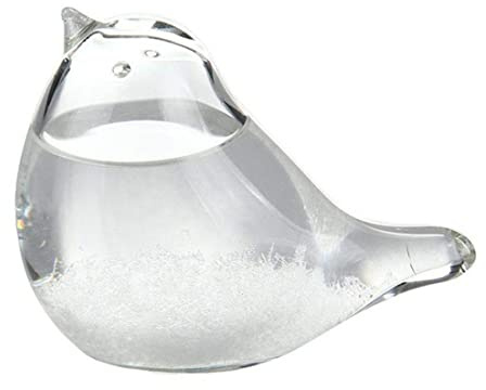 Weather Predictor, Storm Glass Weather Forecaster Bird Shape Predictor Station Liquids Barometer Home Decor, Stations