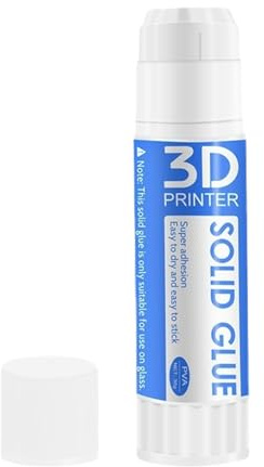 Kleber für 3D-Drucker: Effizienter Klebstoff für 3D-Drucker, festes Klebestift-Design, tragbare Klebepaste, starke und dauerhafte Befestigung, einfache Anwendung, nützlich für heiße Platten