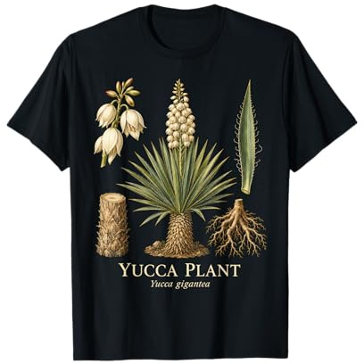 Yucca Plant Yucca Gigantea Desert Flower Plant Study T-Shirt