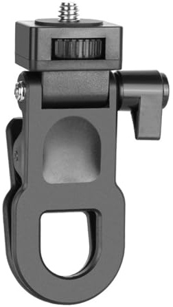 hogtnd Support de caméra pour moniteur - Clip de serrage pour support de lumière de remplissage - Support pour webcam - Avec raccord à vis 1/4 - Pour vidéo et photographie - Support réglable pour
