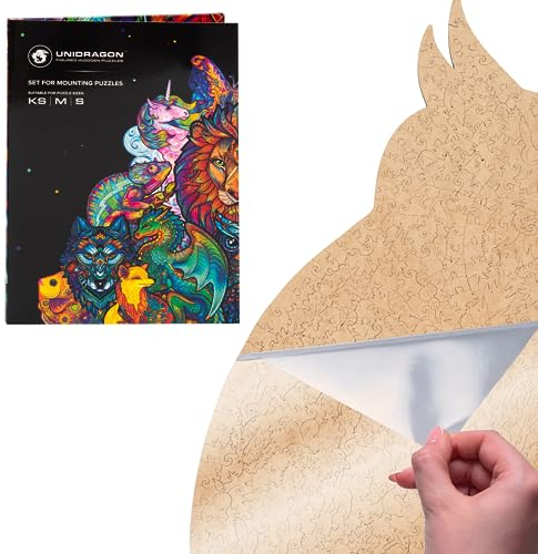 UNIDRAGON Original — Klebesystem für Holzpuzzle UNIDRAGON Größen S, M, KS