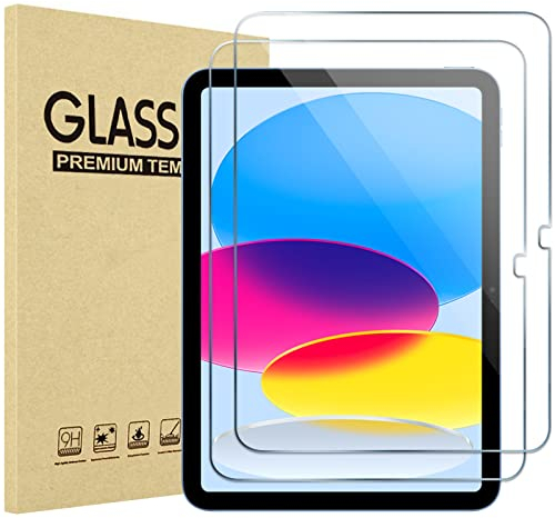 ProCase 2 Pack Screen Protector for iPad A16 2025 11th/10th 2022 Generation (11-inch/10.9), Tempered Glass Film Guard -Clear
