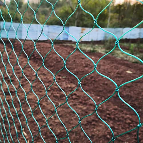LXGKREL Volierennetz Geflügelnetz Hühnernetz sehr robustes aus 36 Drähten mit festen Knoten Masche 5 cm Geflügelzaun ohne Strom zum Raubvogelschutz ideale Ergänzung des Hühnerstalls