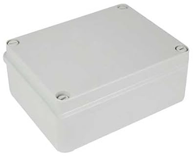 Cassetta Scatola stagna di derivazione rettangolare con coperchio con viti in plastica 158x118x80mm con pareti lisce IP66 FAEG - FG13555