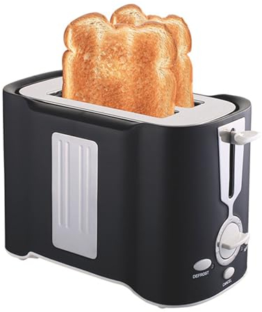 SHJ-HIUXCZ Máquina De Desayuno Sándwich Multifuncional Hogar 800w Tostadora Pequeña Hogar/Oficina/Dormitorio Mini Tostadora Caliente Negro,Black