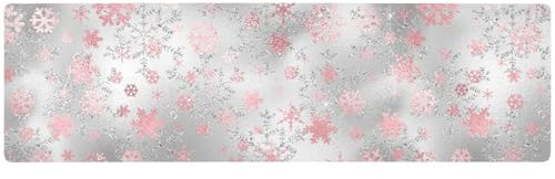 ZRWLUCKY Sottopentola antiscivolo per piatti caldi, resistente al calore e runner da tavola per esterni, impermeabile, per pentola a pressione, 90 x 30 cm, color pesca