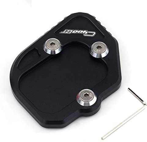 MNEUEQ Dauerhaft haltbar Motorrad Modifiziertes Zubehör Seitenständer Pad Vergrößerer Für B&MW C400GT C 400GT 400X 400 GT X C400X 2018-2020(1)