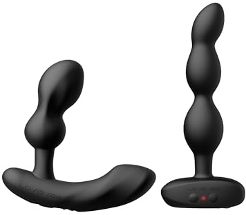LOVENSE Ridge Anal Plug Vibratoren mit Rotations und Stoßfunktion, LOVENSE Edge 2 Prostata Vibrator für Männer