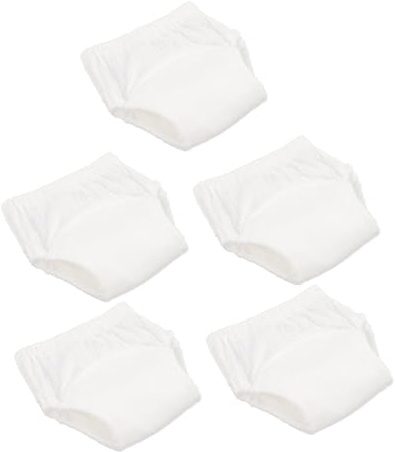 SUPVOX Lot de 5 Pantalons D'entraînement pour Bébé en Coton, Absorbants et Lavables, Sous-vêtements D'apprentissage Propreté pour Garçons et Filles de 9 à 11kg