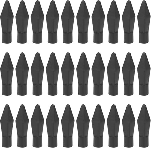 Ghrnun Rubber Practice Arrow Tips, 25 Pack, Soft Broadheads for Archery Training and Hunting Games, Reusable Arrowheads for Compound Recurve Bows