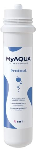BWT MyAQUA Protect Cartuccia del filtro | Cartuccia del filtro dell'acqua | filtra Cloro, Piombo e Rame Mixxo, AQA drink e MyAQUA Testine filtranti