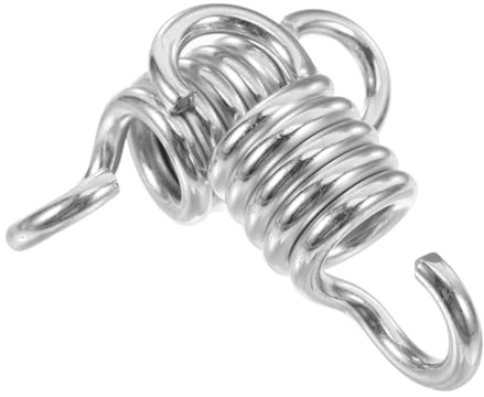 VICASKY 2 Pezzi Molle in Zincato per Altalena da Sospensione Resistente per Sedie Sospese Amache e Poltrone Appese Installazione Rapida e Supporto Elevato