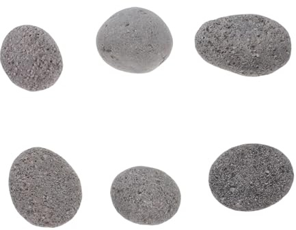 iplusmile 1 Sacchetto Rocce Laviche Vulcaniche per Braciere Pietre Decorative per Patio Campeggio e Riunioni all Aperto Riempitivo per Focolare e Tavolo da Esterno