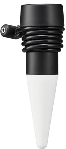 Fiskars Urban Plant Care Cône d'Arrosage | Aspiration Naturelle, Cône en Céramique Poreuse, Tuyau de 83 cm, Noir/Blanc, 2 Pièces, 1075381