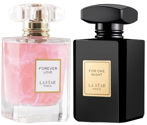 LASTAR 55ML*2 Langlebiges Parfüm, Vanille Duft für Herren und Damen, Blumennotizen, Travel Eau De Parfum, Ein Muss für Dating, Perfektes Valentinstag, Neues Jahr, Valentinstag Geschenke