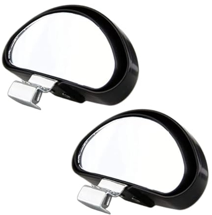 2pcs Espejo Punto Ciego Espejo Retrovisor Exterior Coche Espejo retrovisor ajustable multiángulo Punto ciego,marcha atrás Compatible con camiones,SUV,furgonetas y escuelas de conducción
