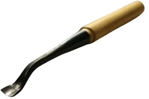 BSWXX Elbow Chisel Woodwork Carving Knife Dig Hole Spoon Wood Working Chisels Dish Tray Tools .0513
