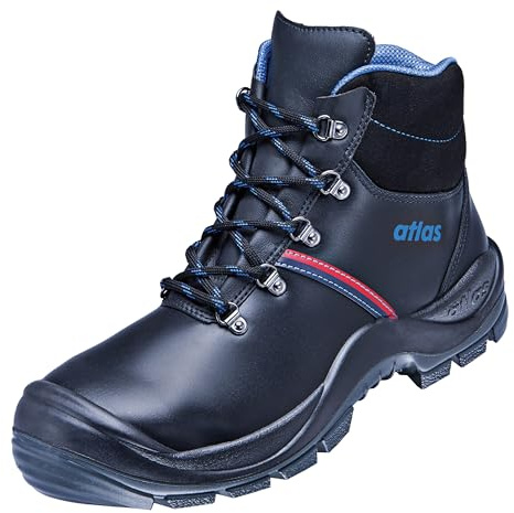 Atlas Anatomic BAU 500, Arbeitsschuh Klasse: EN ISO 20345:2011 S3, Schwarz, 44 EU
