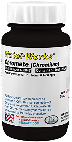 ITS Europe Waterworks Wasser-Chrom (Chromat) 0,1–50 ppm (50 Teststreifen).