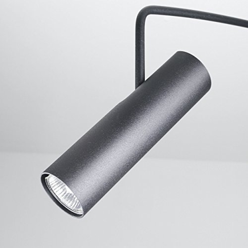 Nowodvorski Deckenlampe Spot schwenkbar schwarz 6-flammig GU10 bis 35W 230V Metall Deckenstrahler Hängelampe Wohnzimmer modern Flur Beleuchtung Schlaf