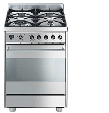 Smeg C6GVXD8 Gas Kombi Stand Herd Edelstahl
