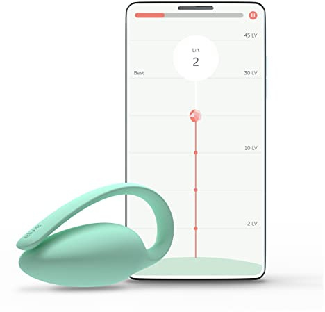 Elvie Trainer Beckenbodentrainer für Frauen, Beckenbodentrainer für Frauen, intelligenter Kegel-Übungsgerät – App-gesteuert mit Biofeedback