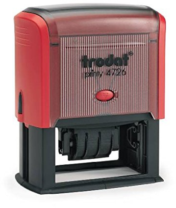 Trodat Printy 75x38 mm Rechteckiger Gummi Datumstempel