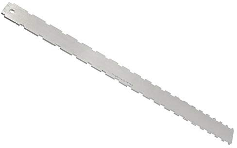 Bundlineal, Gitarrengriffbrettlineal Bunddistanzlineale zum Messen von Bund / Saitenabstand Gitarrenhals Kerblineal Gitarrenmessung Reparaturwerkzeug Gitarrenschuppenwerkzeug