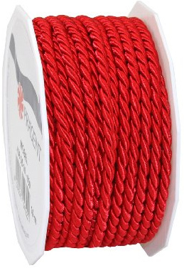 PRÄSENT C.E. Pattberg Mosel - Cordoncino intrecciato per regali, 25 m, larghezza 4 mm, accessorio per decorare e fai da te, decorazione antistrappo