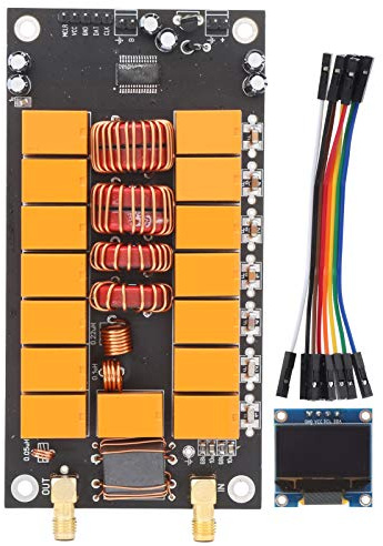 Dilwe ATU-100 Mini-Antennentuner, 400-mA-Antennentunerplatine mit Bildschirm fertig, DIY-Kits Antennentester-Komponenten