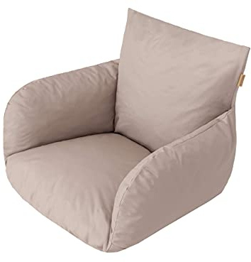 PillowPrim Kissen für Hängesessel Outdoor – Palettenkissen – Für Loungefans & Terrassenfreunde – Komfort beim Schaukeln – Waschbar, Beige, Rattan-kompatibel