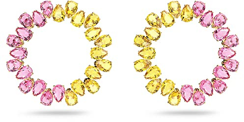 Swarovski Millenia Halskette, Swarovski Zirkonia und Kristall mit Kissenschliff, Weiß, Rhodiniert