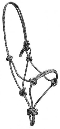 York Siena Knot Halter (Pony, Black)