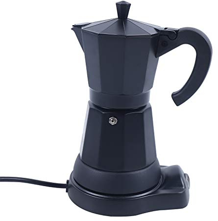 Bazargame Máquina de café espresso para 6 tazas cafetera eléctrica de 300 ml cafetera expreso para camping cafetera italiana café mocha máquina