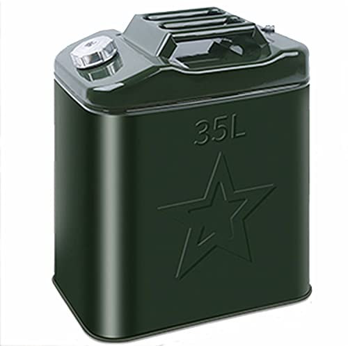 JIADUOFU 10l/20l/25l/30l/35l/40l/50l/60l Tragbarer Ersatzkraftstofftank, Notfall Ersatzkraftstofftank, Für Autostragbarem Motorrad-ersatzauto-kraftstofftank,35L