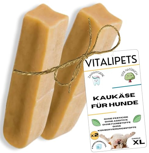 Tuggost för Hundar | Storlek XL Hund från 10 till 15 kg - Set om 2 | Premium Himalaya Yak | Tandvård & Proteinrik | 100% Naturlig | Ultra-Resistent | Långvarig Tuggleksak | Mineraler