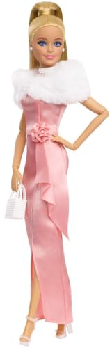 Barbie Enchanted Evening Fashion Doll in Pink Dress, Mattel Replay The Classics Collection