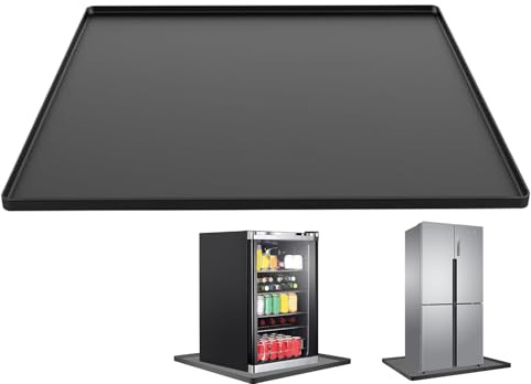Tapis De Refrigérateur Mini Pour Moquette - Plateau de 60x60x1.5cm pour Éviter les Fuites - Matelas Étanche pour Cuisine, Bureau, Dortoir, Salle de Bain, Machine à Laver