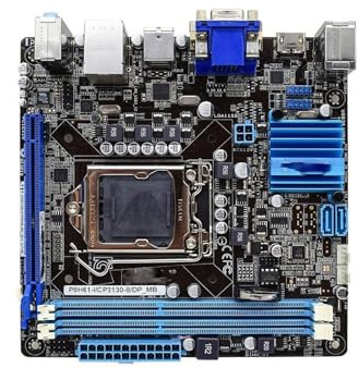 Placa Madre Placa Base Fit For ASUS P8H61-I/CP3130-8 H61 LGA 1155 for I7-3770 I5-3470 I5-2500 I3-3240 CPU DDR3 PCI-E X16 HDMI SATA II Mini-ITX