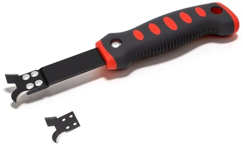 Oumefar Gypsum Cement Board Cutter, Rubber Handle, Manganese Steel Blades Clean Fast Cut for Various Applications, Such As Acrylic Boards, Organic Glass Panels, and Yarn