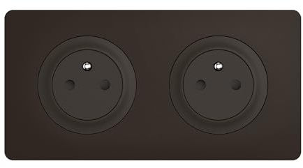 Legrand | Double prise 2P+T précâblée Céliane, finition Noir Mat, installation facile prête à poser, protection enfant avec éclips, connexion rapide sans outil