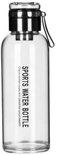 Botella de agua de vidrio de borosilicato, botellas de agua de 2 litros resistentes a roturas con tapas dobles e infusor de té, botella de vidrio con bolsa de transporte para exteriores, oficina, gi