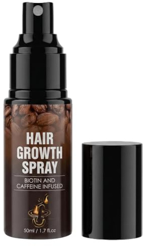 Spray d’Huile pour la Croissance des Cheveux, Spray Croissance Capillaire pour Hommes et Femmes, Anti-Chute Sérums pour le Cuir Chevelu, Accélère la Pousse des Cheveuxs- 50 ml