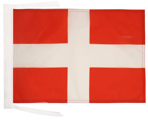AZ FLAG Drapeau Savoie 45x30 cm Savoyard Polyester 100D Cordelettes | Usage intérieur et extérieur Drapeau décoratif coutures doubles et bords renforcés